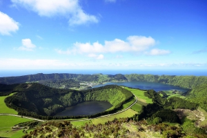 Smuk udsigt på Azorerne